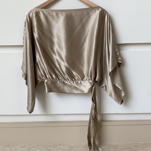 MODA INternational 100%Silk Top Blouse size XXS - Picture 5 of 12